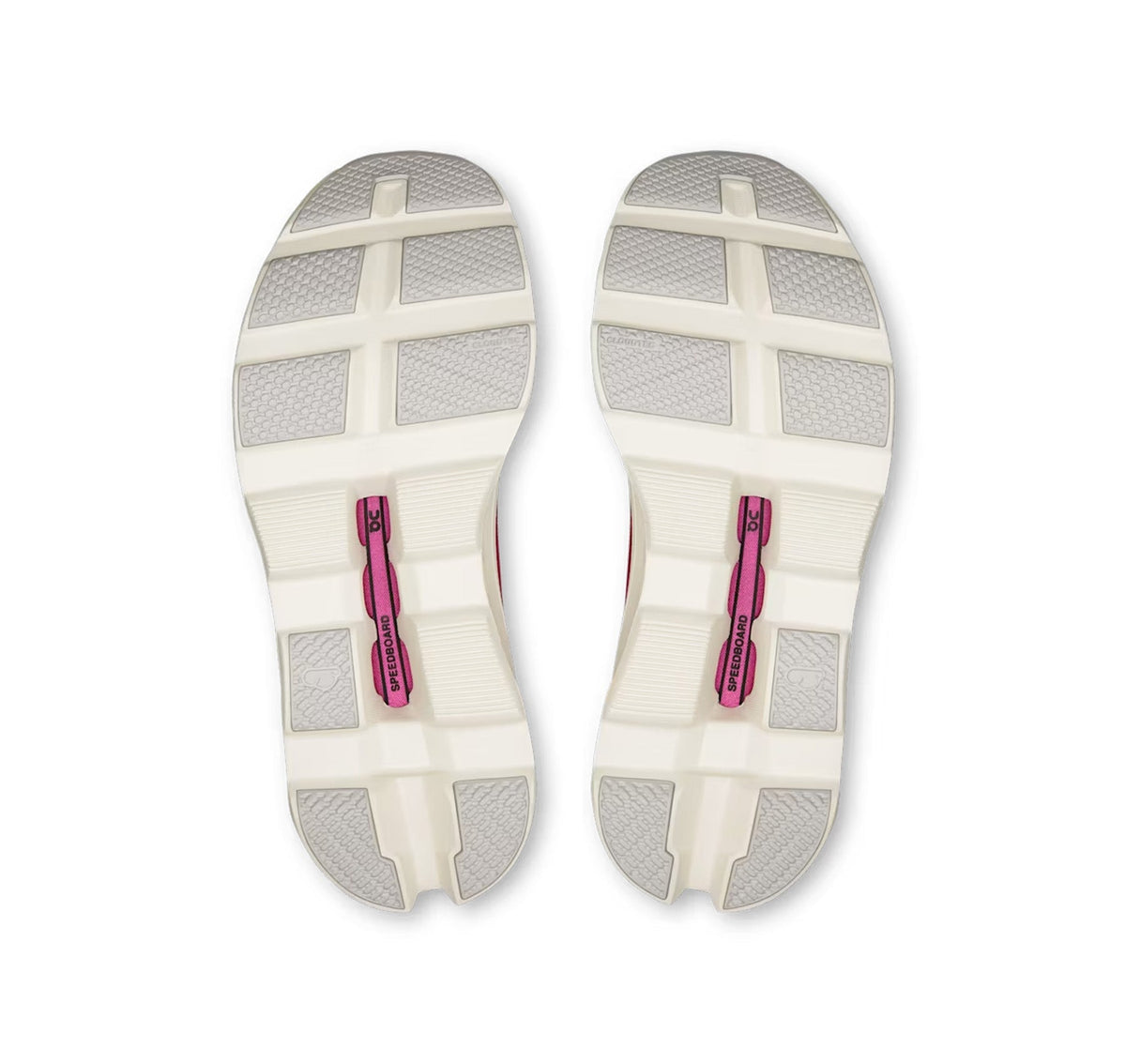 On Women's Cloudmonster Ivory/Grenadine Running Shoes
